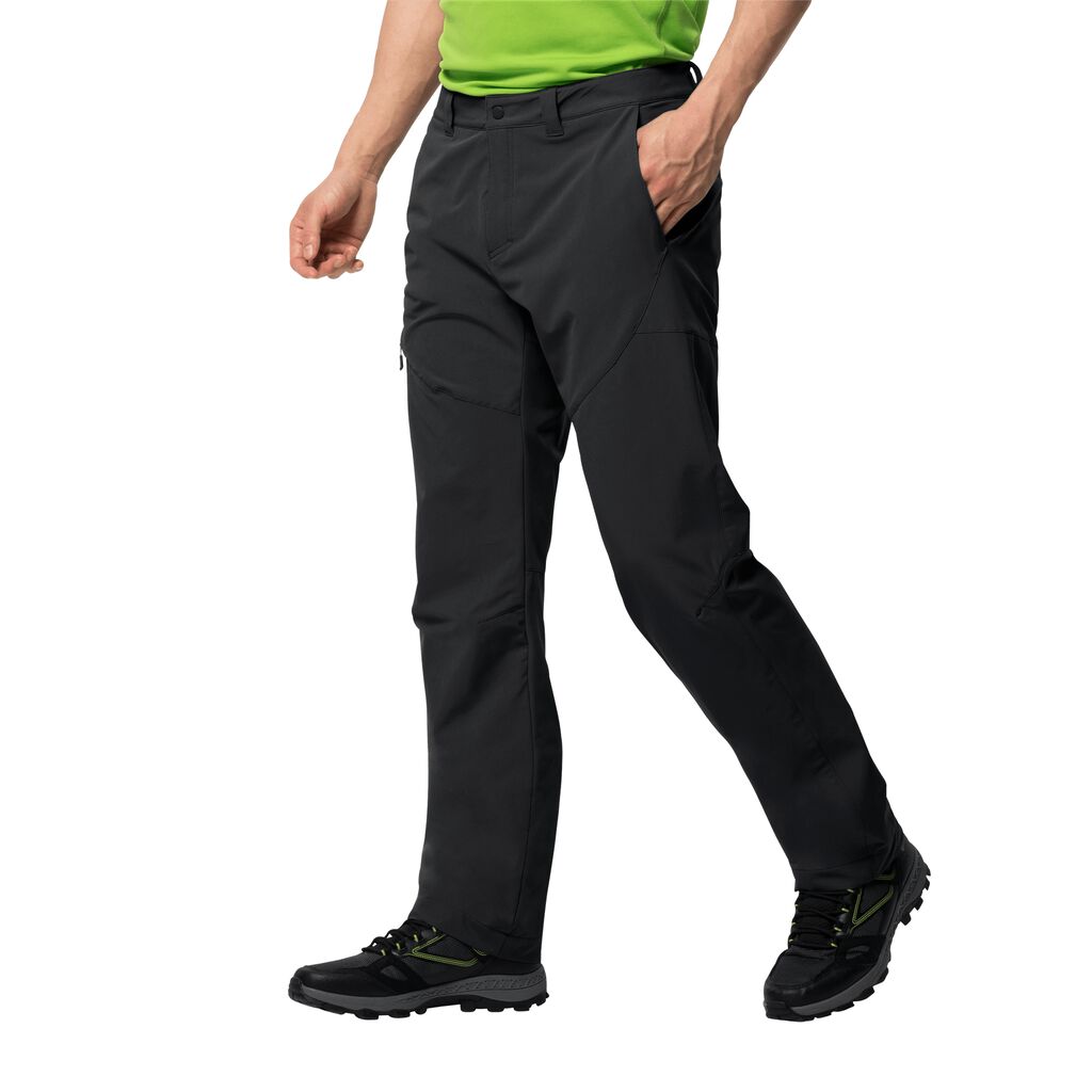 Jack Wolfskin CHILLY TRACK XT Pantalons Homme Noir - JMVZEQP-87